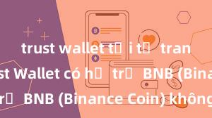 trust wallet tải từ trang chủ Trust Wallet có hỗ trợ BNB (Binance Coin) không?